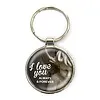 I love you - Luxe Sleutelhange always & forever