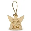 Houten engel - Je bent een engel lieve zus
