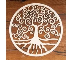 Levensboom hout 8 cm