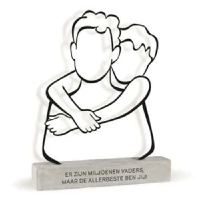 Beste vader art deco