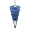 Orgon Pendel Lapis Lazuli facet geslepen