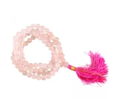 Mala rozenkwarts 6 mm 108 kralen AA kwaliteit