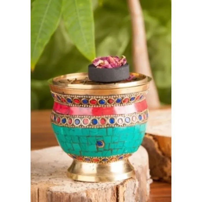 Wierookbrander messing