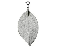 Bodhi blad groot zilverkleurig