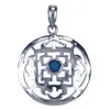 Zilver hanger mandala