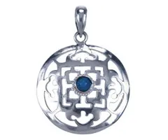 Zilver hanger mandala