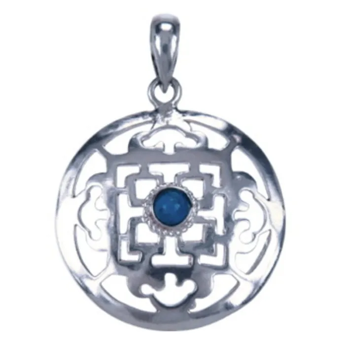 Zilver hanger mandala
