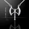 Viking bijl collier sterling zilver