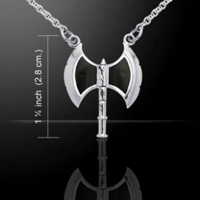 Viking bijl collier sterling zilver
