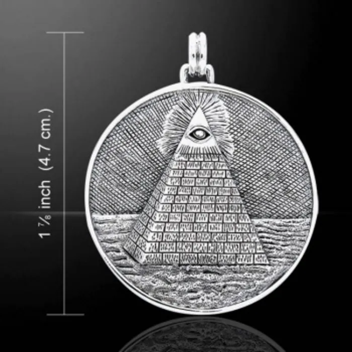Mystieke piramide zilver