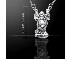 Boeddha halsketting zilver