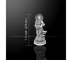 Kwan Yin hanger zilver