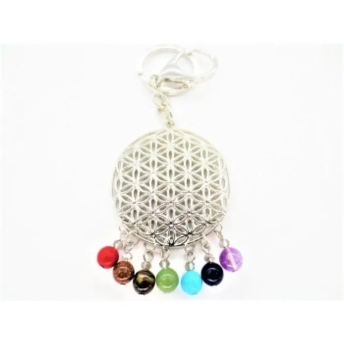 Flower of life sleutelhanger tashanger groot