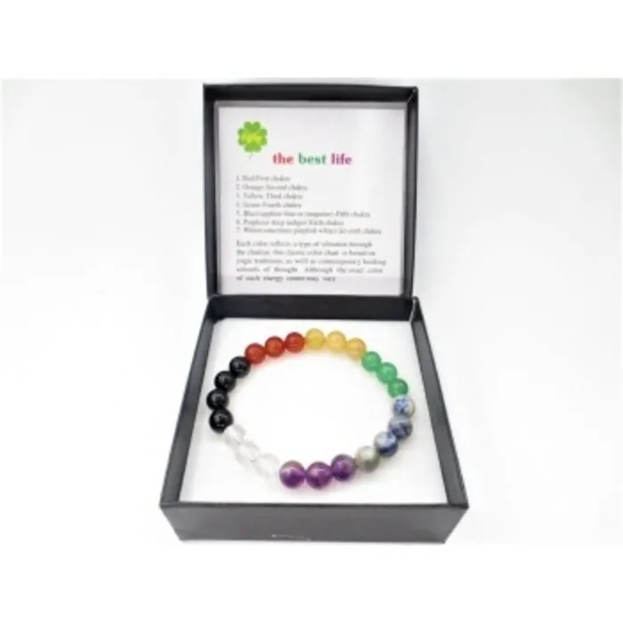 Armband 7 chakra 8 mm