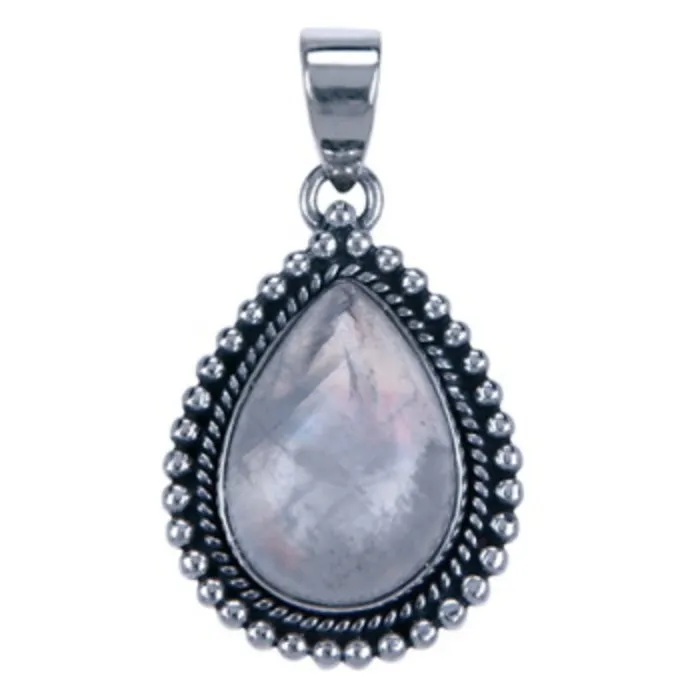 Zilver hanger maansteen