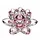 Kristallen Lotus Rood - Luxe Spirituele Decoratie