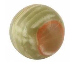 Meridiaan kogel onyx marmer 3,8 cm 2 stuks