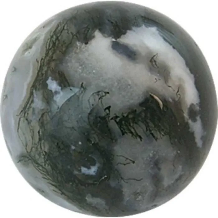 Edelsteen bol Mosagaat 3 cm