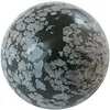 Edelsteen bol sneeuwvlok Obsidiaan 3 cm