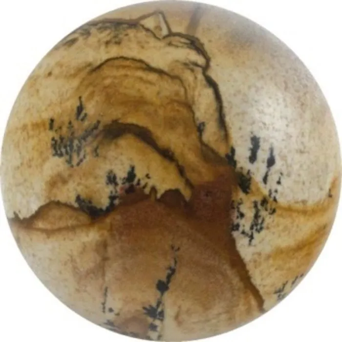 Edelsteen bol landschap jaspis 4 cm