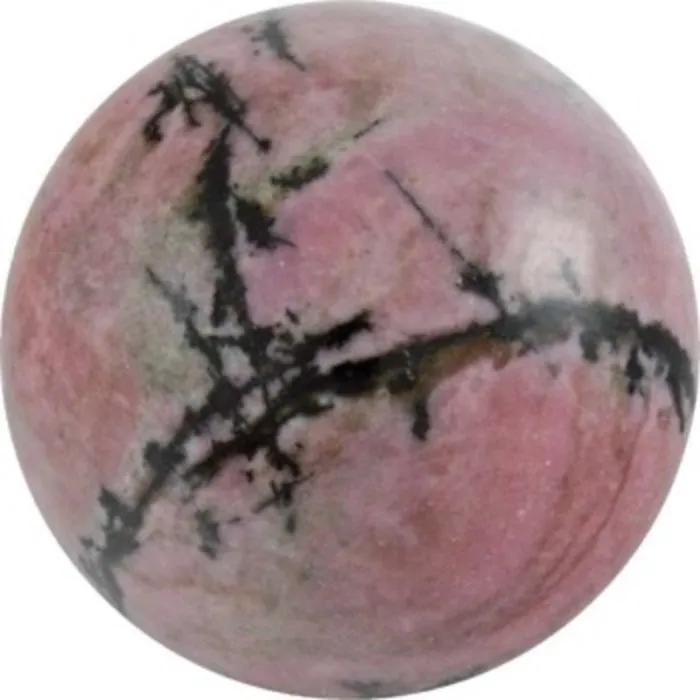 Edelsteen bol Rhodoniet 4 cm