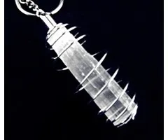 Sleutelhanger met een seleniet staafje