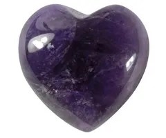 Hart Amethyst klein 1,5 cm
