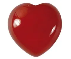 Hart Carneool klein 1,5 cm