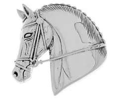 Broche paard zilver