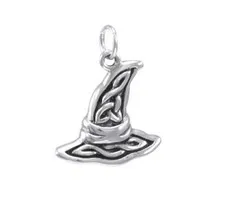 heksenhoed hangertje zilver