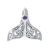 Walvis staart met amethyst