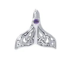 Walvis staart met amethyst