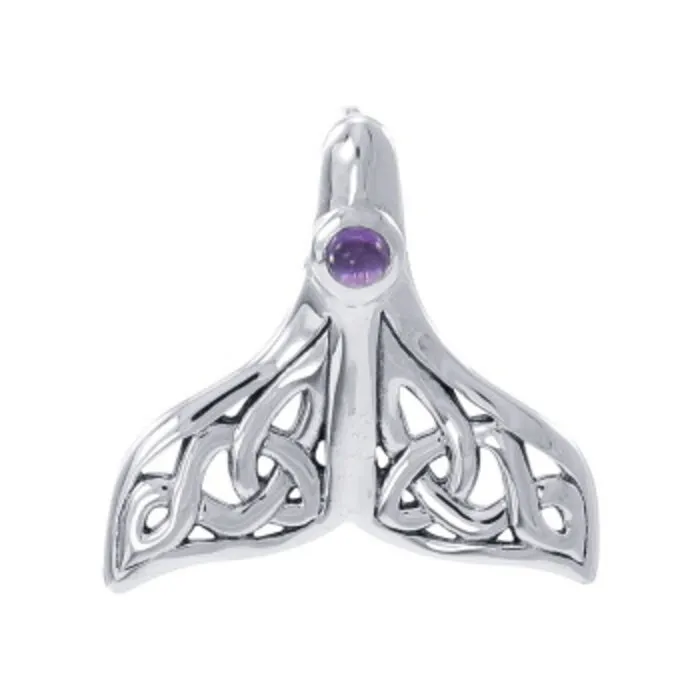 Walvis staart met amethyst