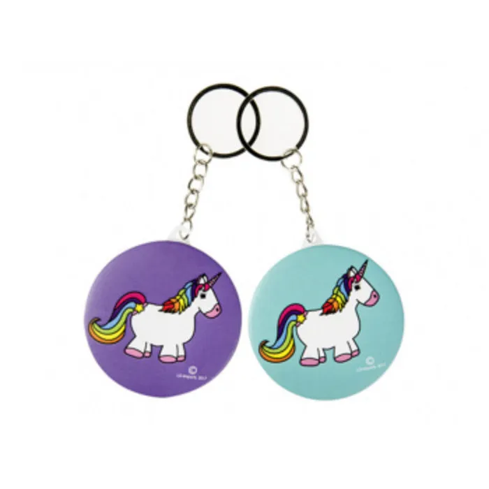 Sleutelhanger eenhoorn met spiegel