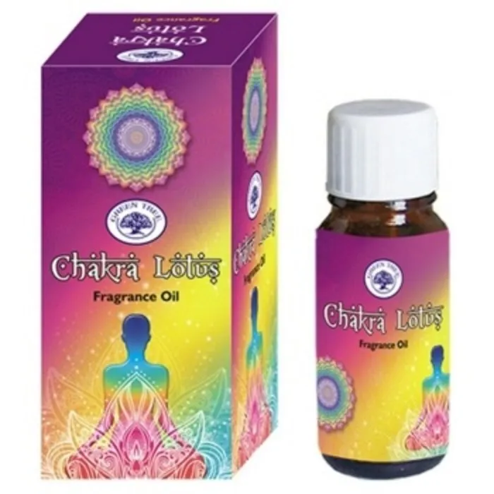 Chakra Lotus olie met bloemige geur. Voor balans, liefde en rust