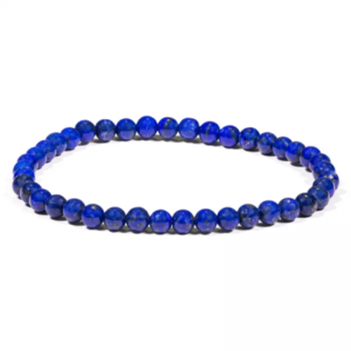 Fijne armband lapis lazuli 4 mm