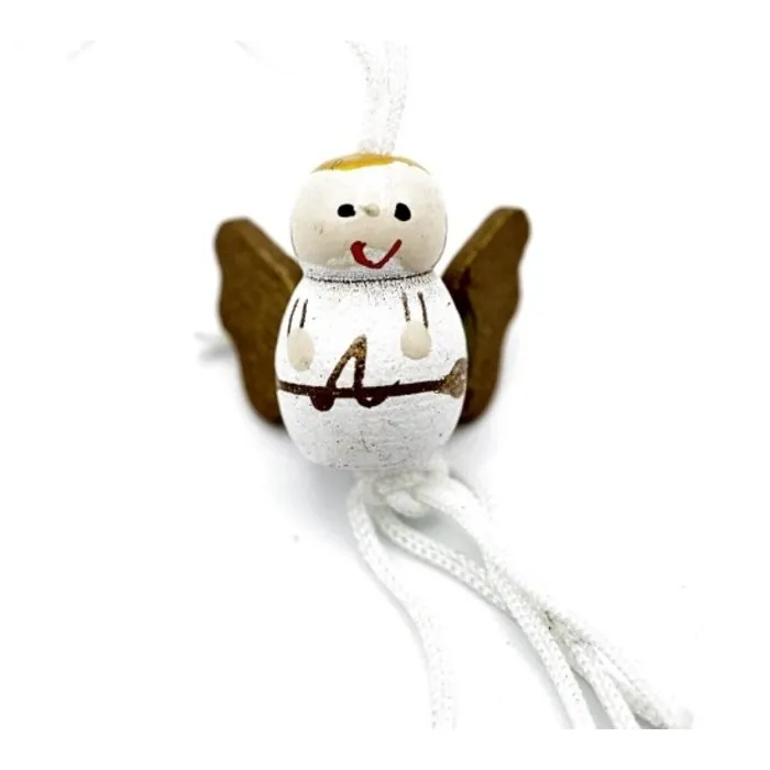 Gelukspoppetje engel met vleugels 10 stuks