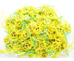 Smileys gelukshangers 10 stuks