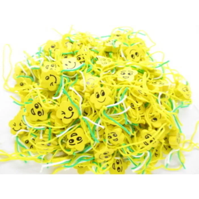 Smileys gelukshangers 10 stuks