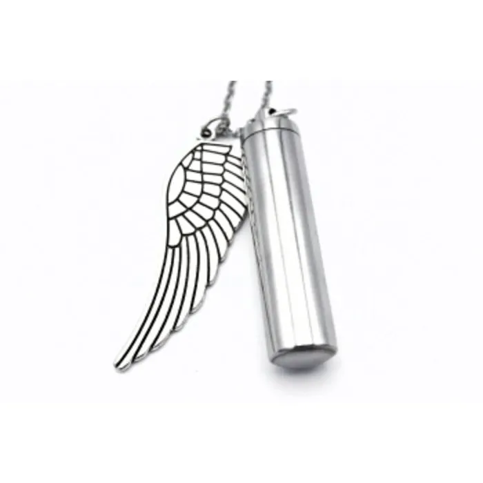 Ashanger koker met engel vleugel