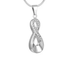 Ashanger infinity met kleine kristallen