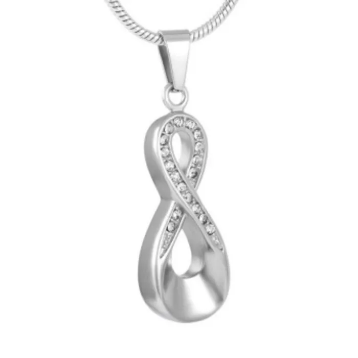 Ashanger infinity met kleine kristallen