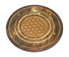 Wierook en kegeltjes brander flower of life
