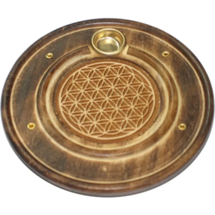 Wierook en kegeltjes brander flower of life