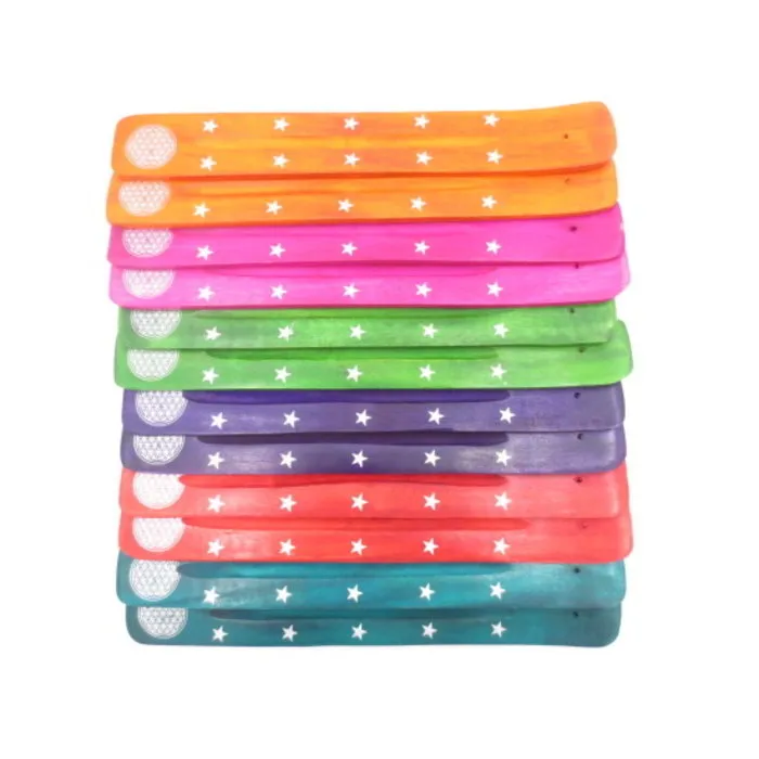 Wierookplankje hout met levensbloem symbool