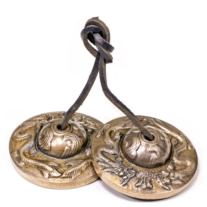 Tingsha superieure klank draken 6,7 cm