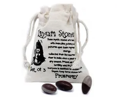 Shiva lingam set 3 steentjes 3 cm