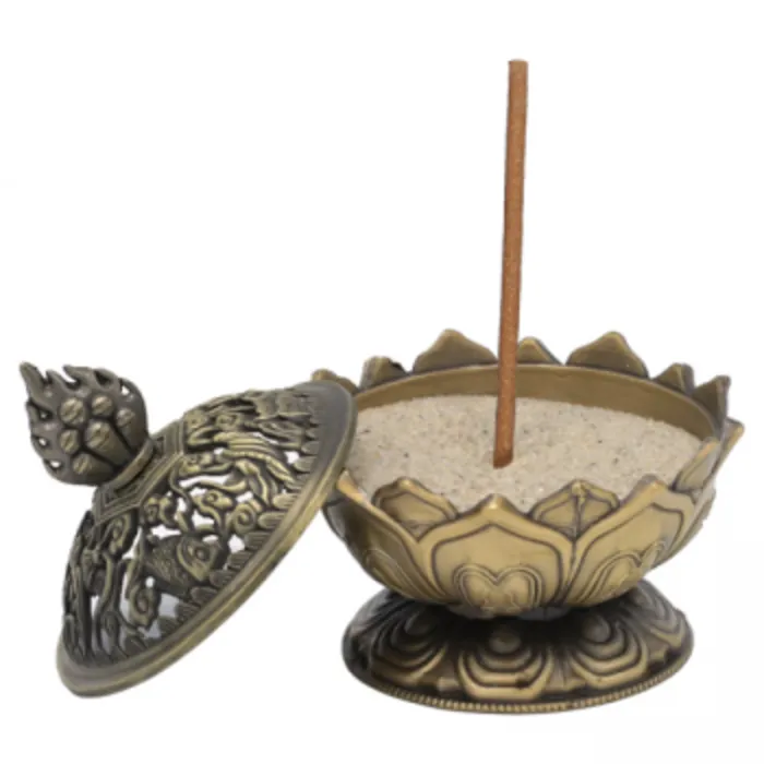 Wierookbrander Lotus bronskleurig