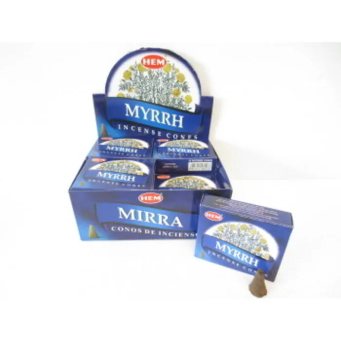 Wierook kegeltjes Myrrh