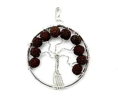 Hanger levensboom met rudraksha